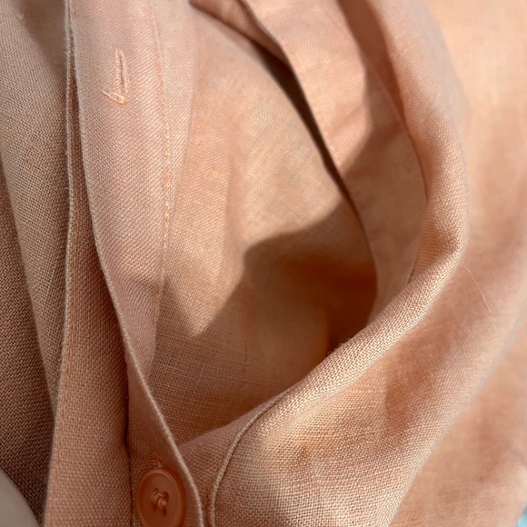 Lafayette 148 New York Linen Blouse Size 12 - Picture 7 of 7